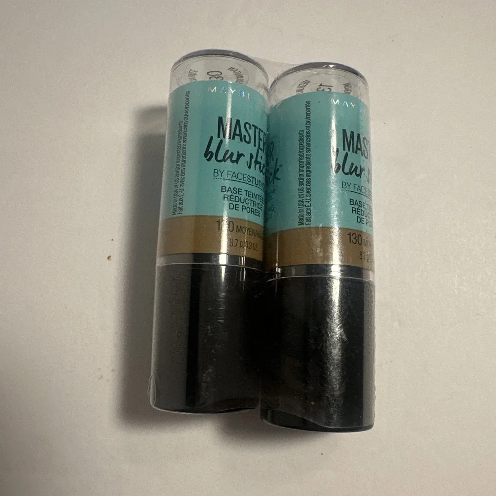Maybelline New York Facestudio Master Blur Sticks 2 Tinted Primer 130 Medium Tan